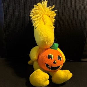 Peanuts Yellow Woodstock with Pumpkin Plush